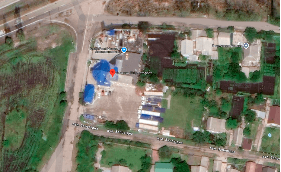 Parking TIR Dnipro