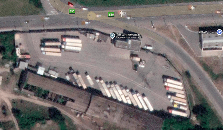 Parking TIR Dnipro