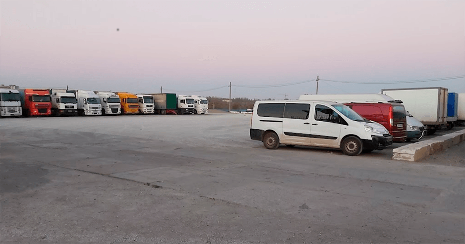 Parking TIR Krivoj Rog