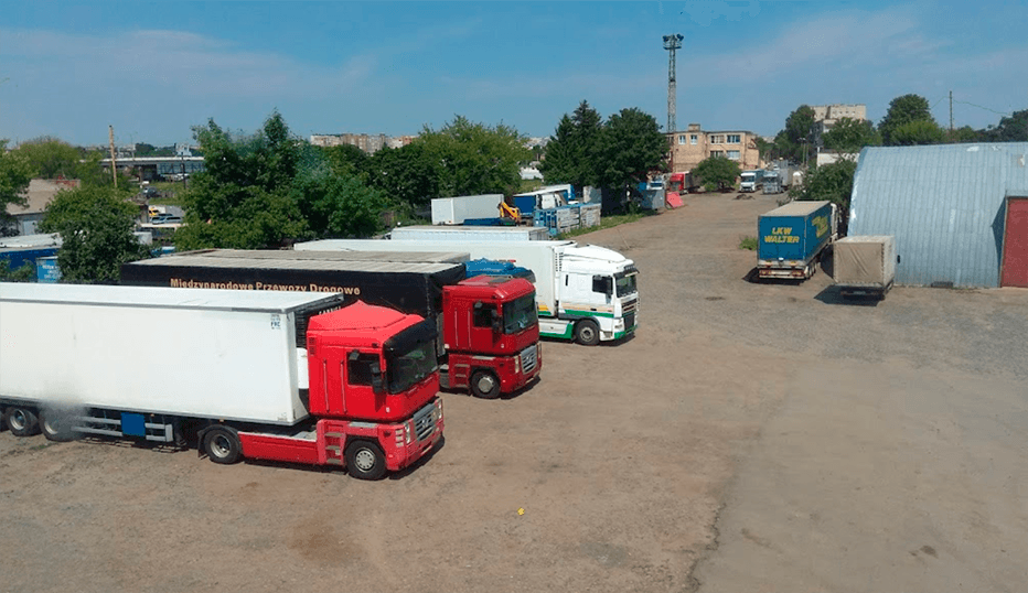 Parking TIR Lutsk Ukraina