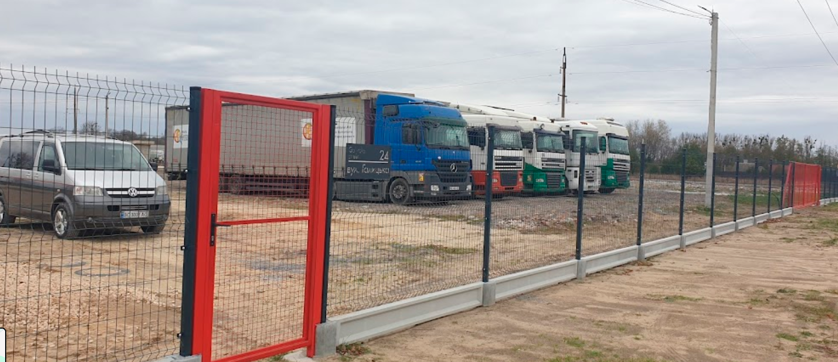 Parking TIR Lviv Kozhychi