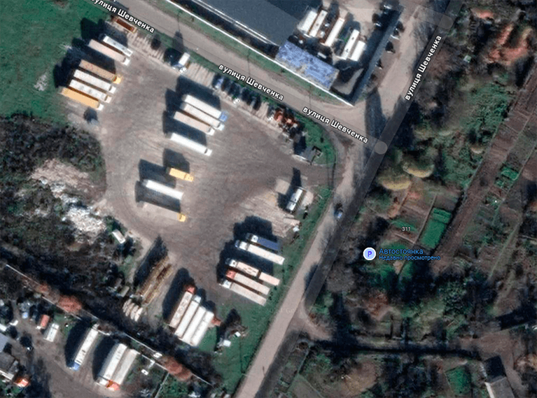 Parking TIR Lviv