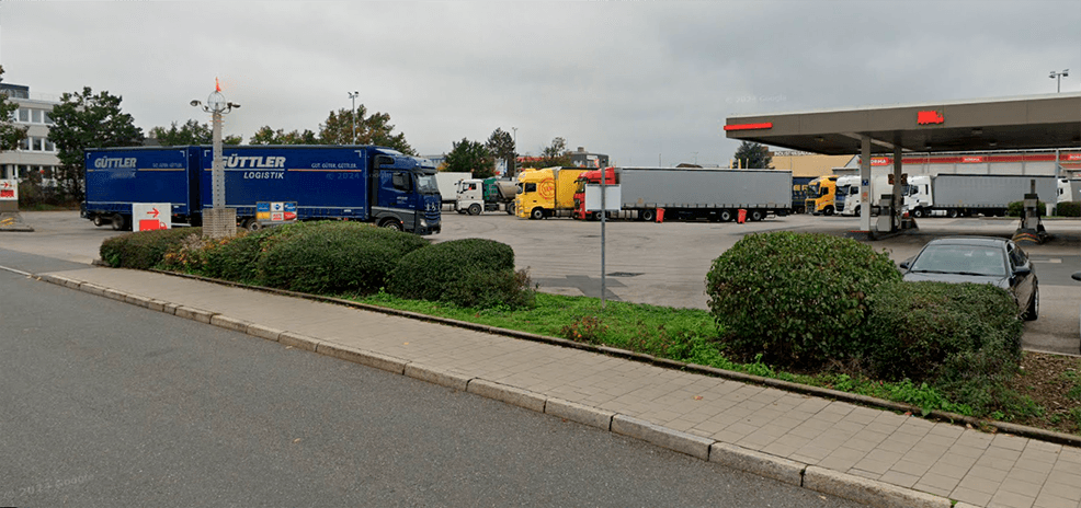 Parking LKW Erlangen Germani
