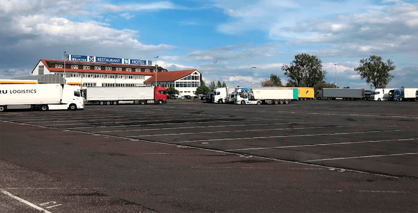 Parking LKW v Germany, Autohof