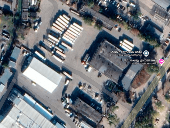 Parking TIR Poltava