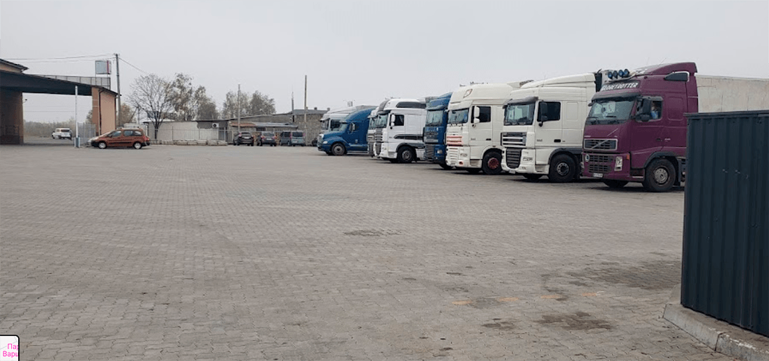 Parking TIR Sarny, Rivne
