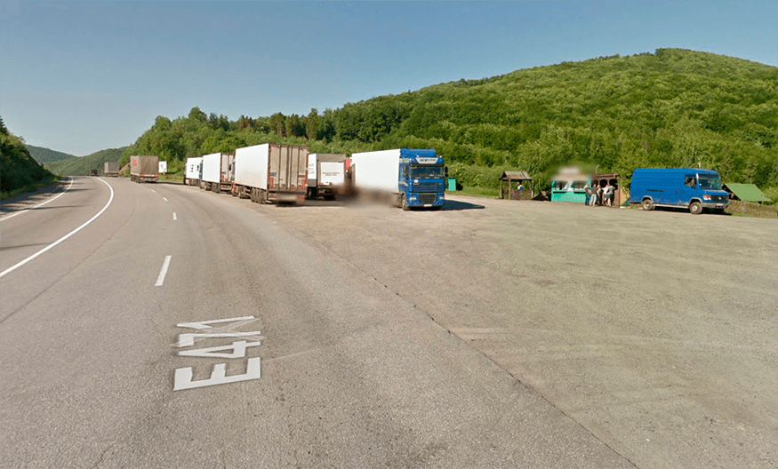 Parking TIR Abranka Ukraina
