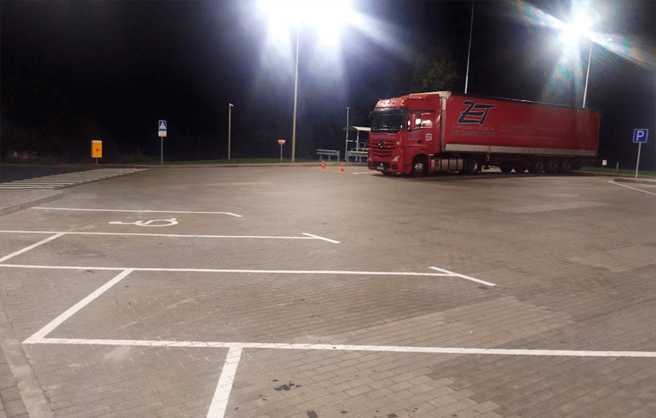 Parking TIR Bila Tserkva Ukraina