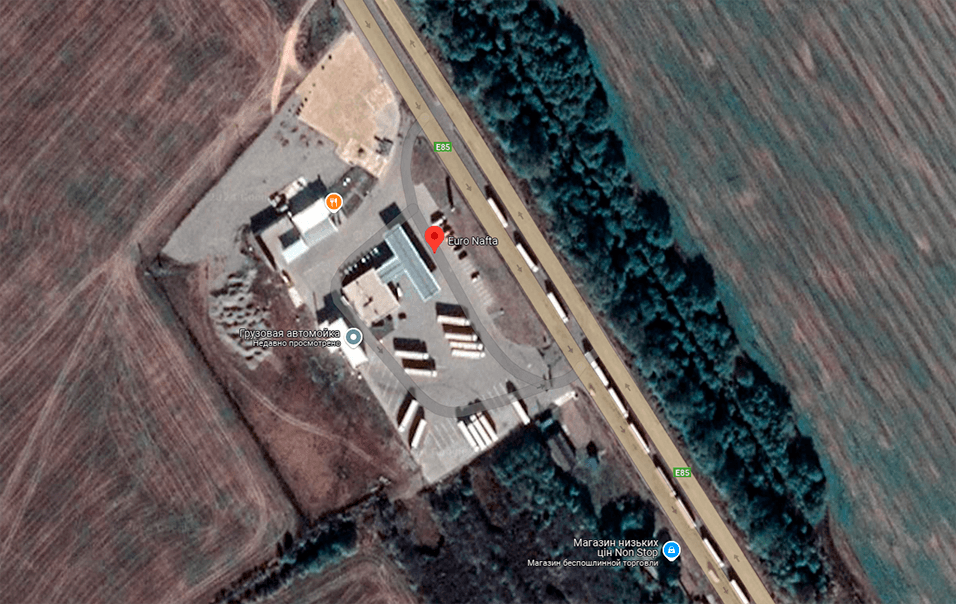 Parking TIR Chernivtsi Ukraina