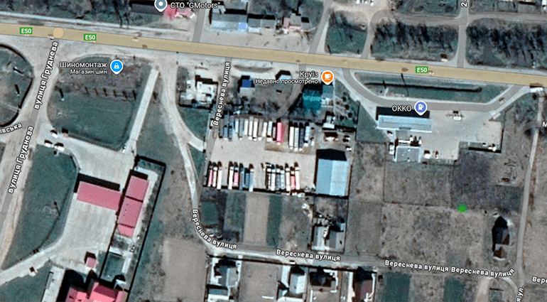 Parking TIR Haisyn Ukraina