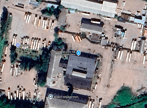 Parking TIR Zhytomyr Ukraina