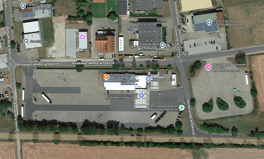 Parking LKW Bockenem Germani
