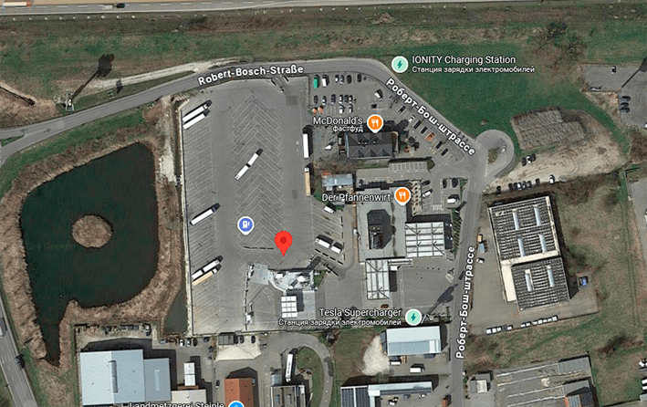 Parking LKW Jettingen-Scheppach Germany
