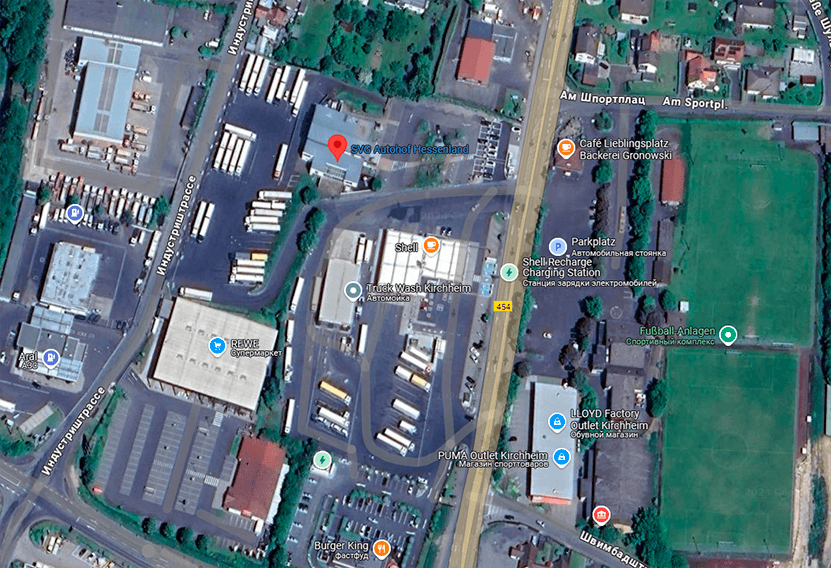 Parking LKW Kirchheim Germani