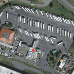 Parking LKW Münchberg germany