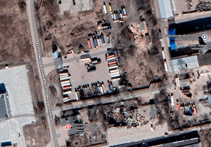 Parking TIR Chernihiv Ukraine