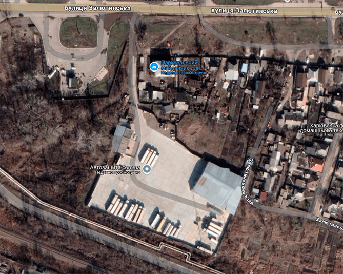 Parking TIR Kharkiv Ukraine