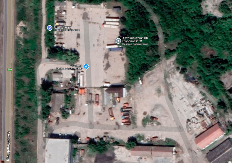 Parking TIR Kropyvnytskyi Ukraine