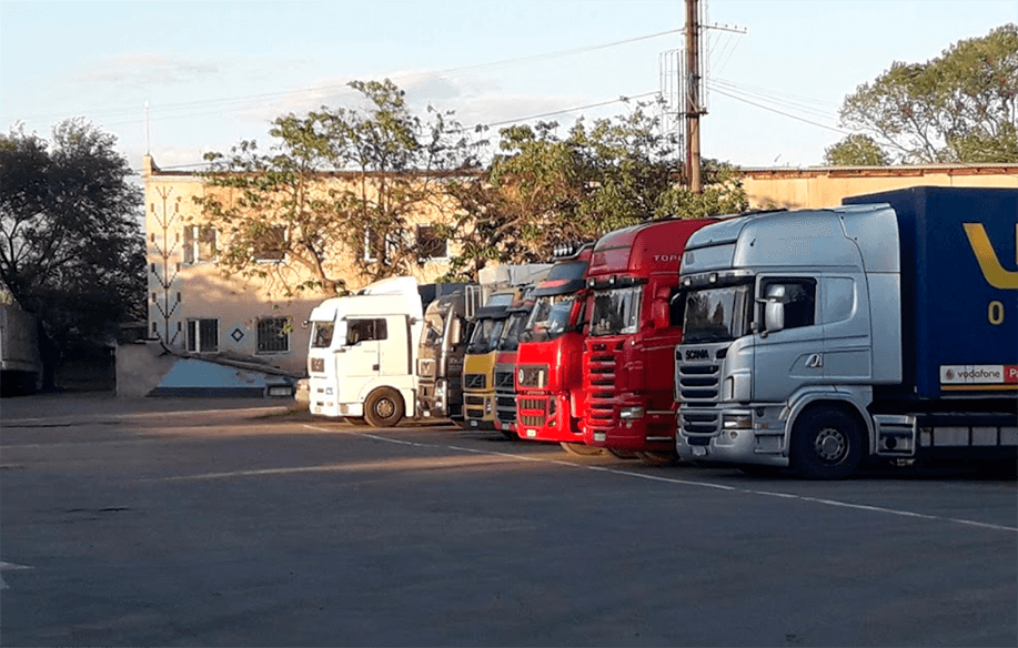 Parking TIR Odesa Ukraine