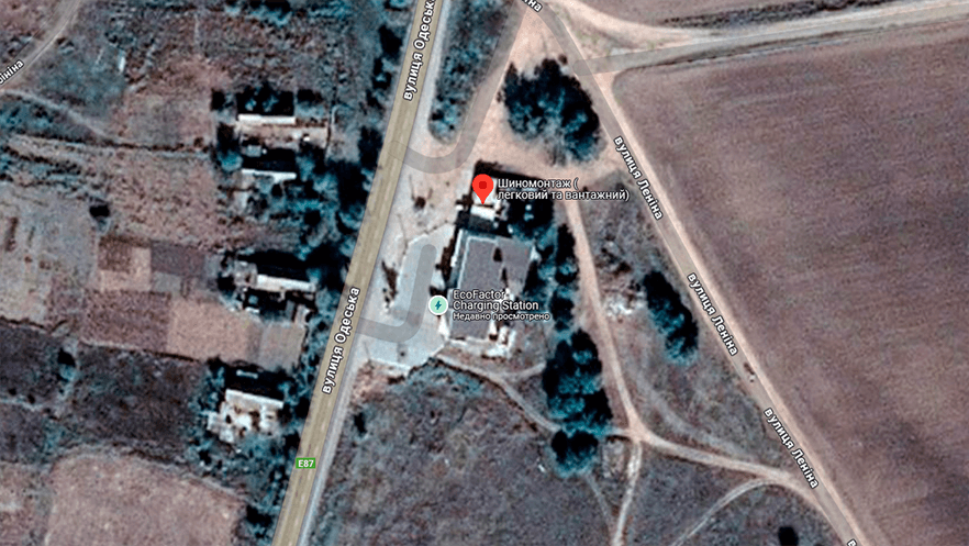 Parking TIR Odesa Ukraine