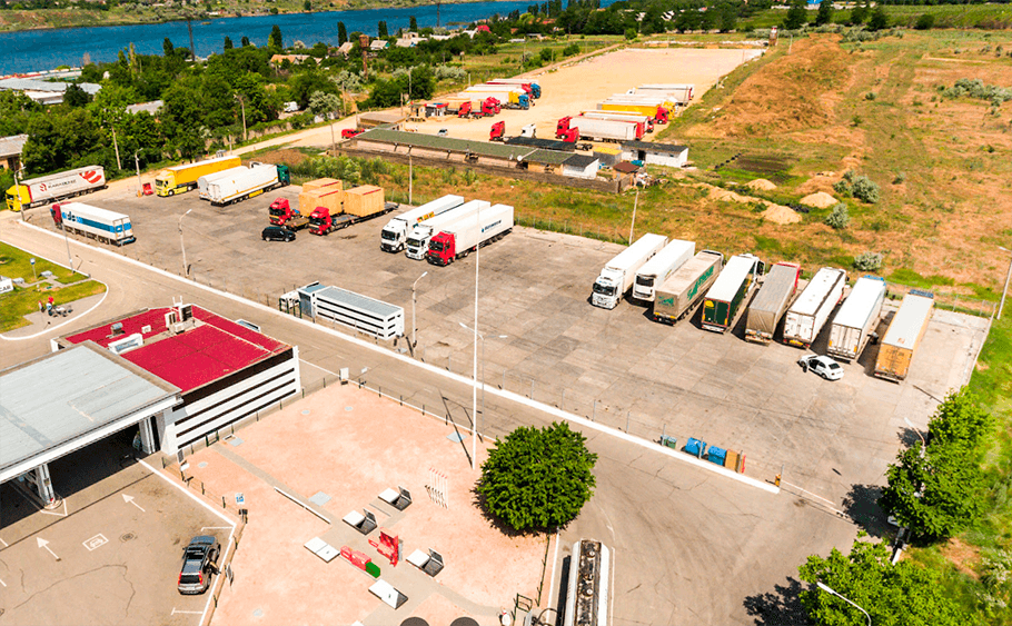 Parking TIR Odesa Ukraine
