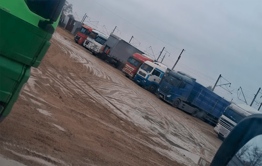 Parking TIR Odesa Ukraine