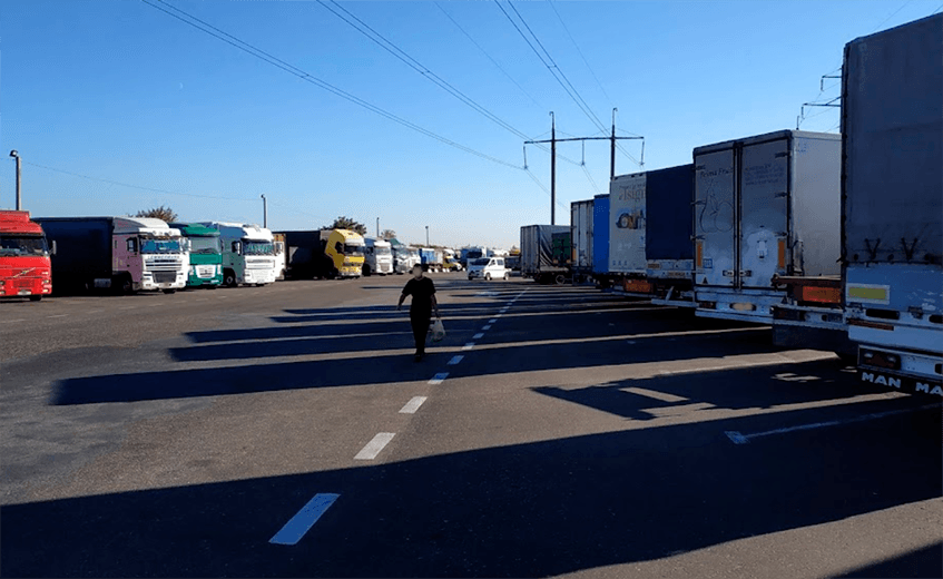 Parking TIR Odesa Ukraine