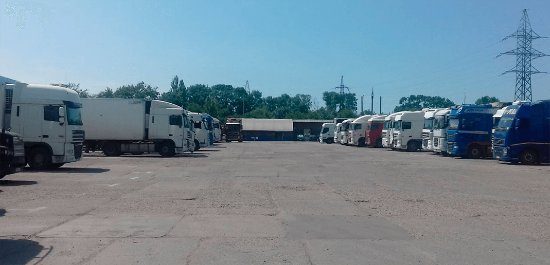 Parking TIR Odesa Ukraine