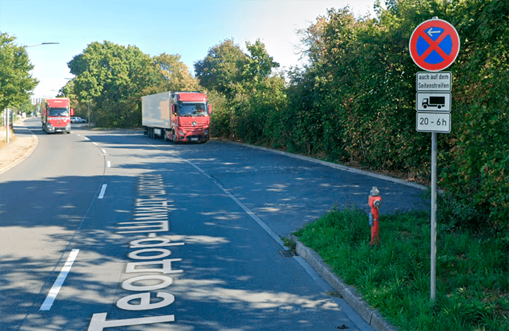 Parking LKW Bayreuth Germany