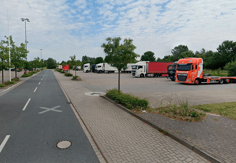 Parking lkw Bentwisch Germany