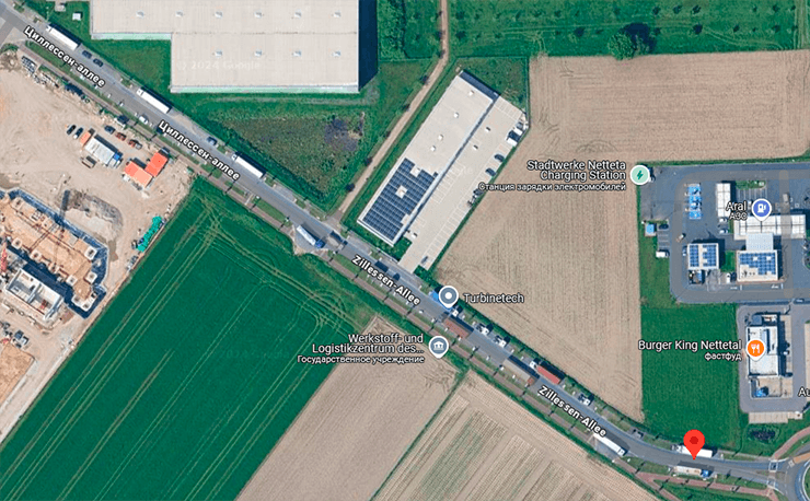 Parking LKW Nettetal Germany