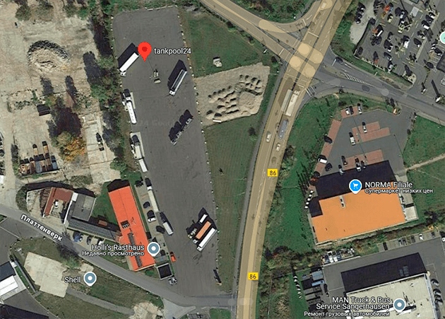 Parking na A38 Sangerhausen Germany