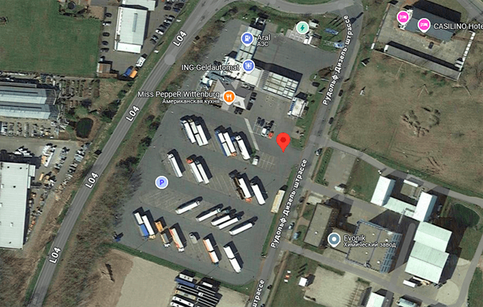 parking lkw Wittenburg Germany