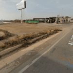 Parking blisko morza dla ciężarówek w Palomares